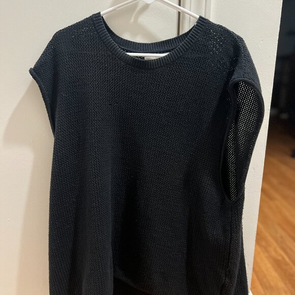 YoungLA 3012 - Drop Shoulder Knit Cut-Off (X-Large/Black) - Picture 3 of 6